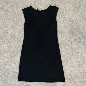 Basic black shift dress that can do it all!